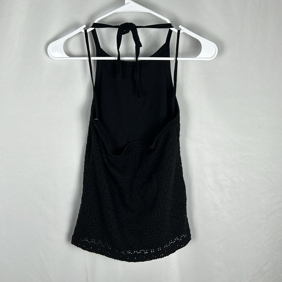 NWT Gap Crochet Black Halter Top -Size X-Small - Picture 4 of 9